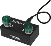 Yueyinpu Dual Switch Pedal For Guitar Effect Pedall With TRS Cable (Latch Dual Switch)