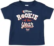 Detroit Baseball Fans. Rookie of The Year Navy Onesie or Toddler Tee (NB-7T)