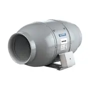 Blauberg Silenced Iso-Mix 200 Inline Fan - 200mm Mixed-Flow Duct Fan - Up to 1035 m3/h