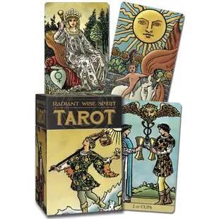 偉特增彩智慧靈性塔羅,贈中文翻譯｜Radiant Wise Spirit Tarot，從過去汲取智慧回到現代【左西】