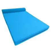 Turquoise Sleeper Chair Folding Foam Beds, Portable Studio Guest Bed 6x48x 72