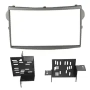 2Din Car Radio Fascia for Hyundai Starex/H1 DVD Stereo Frame Plate B Silver Gray