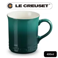 在飛比找PChome24h購物優惠-LE CREUSET-瓷器馬克杯 400ml (綠光森林)