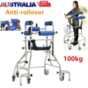 Medical Elderly Walker Walking Frame Rehabilitation Anti-backward Anti-Rollover