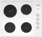 Chef 60cm Electric Cooktop White