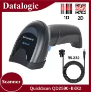 Datalogic QD2590-BKK2 Barcode Scanner Wired Handheld RS-232 1D 2D Code Scanner