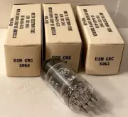 Lot of 3 RCA USN CRC 5963 Black Plate Foil Getter Tubes USA New In Box