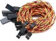 RC Helicopter Parts for Futaba JR Anti-Interference Servo 10pcs 10/15 / 30/50 / 100cm Servo Extension Cable 30 / 60core for Futaba JR Anti-Interference Servo for RC Helicopter Part/Replacement