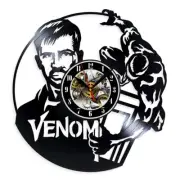 Venom Vinyl Wall Clock - Retro Decor - Unique Home Accent - Perfect Gift