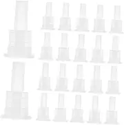 TOVINANNA 150pcs Essential Oil Bottle Stopper Plug Essential Oil Bottle Caps Essential Oil Bottles Caps Inner Cap for Oil Bottle Dropper Caps Essential Oil Cap Replacements Transparent