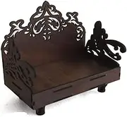 MS ENTERPRISE Art and Craft Wooden Temple Beautiful Plywood Mandir Pooja Room Home Decor Office (Casual)