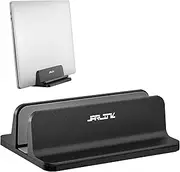 JARLINK Vertical Laptop Stand, Adjustable Laptop Holder Desktop Stand with Adjustable Dock Size (up to 17.3 inches) Compatible with All MacBook/Surface/Dell/Gaming Laptops (Black)