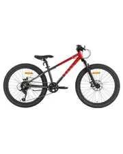 Pedal Jackal 24" Kids Bike Red/Charcoal Fade