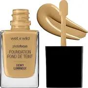 WET N WILD - Photo Focus Dewy Foundation Desert Beige - 0.95 oz (28 ml)