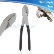 8" Wire or Cable Cutter Pliers Multi-Purpose Electrical Crimping Stripping Tool
