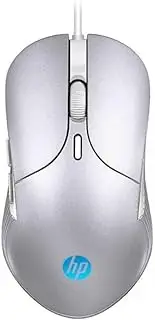 HP M280 Ergonomic RGB Gaming Mouse, Silver
