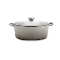 在飛比找Yahoo!奇摩拍賣優惠-Le Creuset 鑄鐵經典橢圓鍋25CM 迷霧灰 鋼頭 