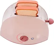 Kisangel Toy Bread Machine for Boys and Girls Play Toaster for Boys and Girls Kitchen Pretend Toy Bread Making Pretend Play