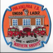 Philadelphia Fire Department, Pennsylvania Engine 50/Ladder 12 Patch V1