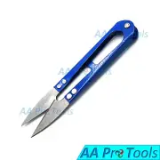 4" Bon-Sai Thread Snips | Embroidery Scissors, w/Stopper Pruner Flower Trim Blue