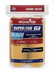 Paint Roller Cover,2-Pack,Jumbo-Koter,Super Fab,FTP,4-In.x3/8-In. RR941-4 1/2