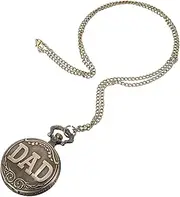 [LIFKOME] Pocket Watch Men's Necklace Fathers Day Watch for Men Watches for Men Chain Man Rings Men Watch Decorative Pocket Watch Retro Dad Watch Vintage Watch Dad Pocket Watch Iron