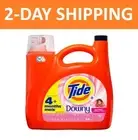 Tide Plus a Touch of Downy Liquid Laundry Detergent, April Fresh Scent, 94 Loads