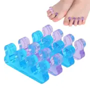 2 Pairs Pedicure Toe Spacers & Spreaders - Yoga Relax and Finger Dividers USA