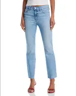 Paige Cindy Raw Hem Jeans in In Tune Distressed