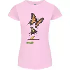 Butterfly Evolution Caterpillar Butterflies Womens Petite Cut T-Shirt