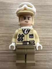 Lego Star Wars Minifigure: sw0259 Hoth Rebel Trooper (Orange Chin Dimple) 8083
