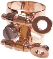 Bullseye Bullseye ligature Bulls EX Mayer rubber Alto pink gold plate BLEXPGP-M