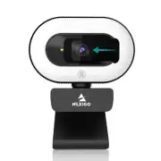 NexiGo StreamCam N930E, 1080P Webcam with Ring Light and Privacy Cover, Auto-...
