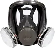 3M Full Face Paint Project Respirator, 68P71P1-DC, Size Medium, 1 each; pack, 2 packs; case