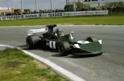 Hans Joachim Stuck GER March 741 was the first retirement on the s- Old Photo