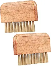 Nail Brush Pumice Stone Set 2pcs Wood Nail Cleaning Brush for Thorough Fingernail Manicure Hand Foot Care