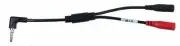 ALZO Smartphone 3.5mm TRRS Adapter Headphone Microphone Breakout Splitter Y-Cord