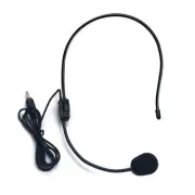 3.5MM Thread Headworn Wired Microphone Headset Voice Amplifier Speaker Universal