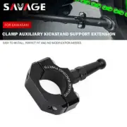 22mm Clamp Auxiliary Kickstand Support Extension for KAWASAKI Ninja 400 250 Z250
