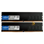 Crucial 2x 8GB 1RX8 PC4-133P DDR4 17000Mhz 288Pin UDIMM Desktop Memory RAM -