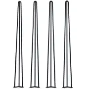 40" inch Pub Bar Metal Hairpin Table Legs Solid Work Bench Desk Table Legs