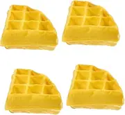 FUNOMOCYA Artificial Food Props 4pcs Fake Model Foam Simulation for Kitchen Decor