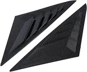 1Pair Car Rear Window Louver Trim Cover Compatible for Hyundai Sonata 8Th 9Th 2011-2019 Side Shutter Air Vent Shade Scoop,A