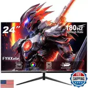 FYHXele 24 Inch Gaming Monitor FHD 1080P Fast IPS 180Hz, 165Hz Refresh Rate,