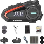 Cycle Helmet Headset Bt5.1 Noise Reduction Headphone Support Hands-Free Calling Voice Assistant Auto-Answer Black Soft Microphone