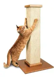 Natural Sisal Cat Scratching Post Ultimate Cats Furniture Vertical Durable 32 in