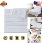 Bulk King Flat Sheets - 6-Piece White Microfiber Collection for Ultimate Comfort