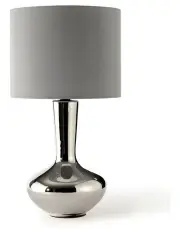 [Sherwood Home] Istanbul Bedside Table Lamp in Polished Charcoal