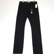 DL1961 Russell Slim Straight Black Denim Pants Men 29 x 34 Jeans 5 Pocket