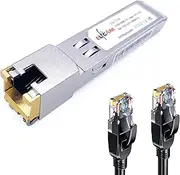 10Gb SFP+ Module in RJ45 Port, 10GB SFP+ Module 10Gbase-T-30m with 3m Cat8 Network Cable